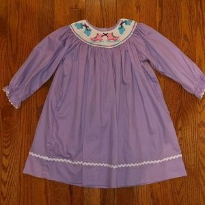 Girls NWOT Smocked Dress